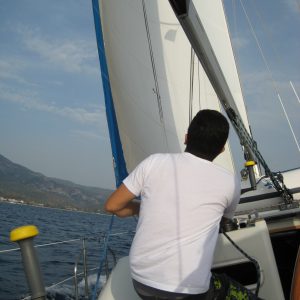 trimming the sail