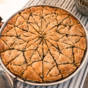Traditional Greek spinach pie