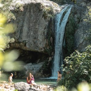 Orlias waterfall on Mt Olympus