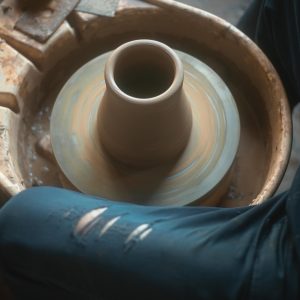a creative work - Pottery on the foothills of Mt Olympus