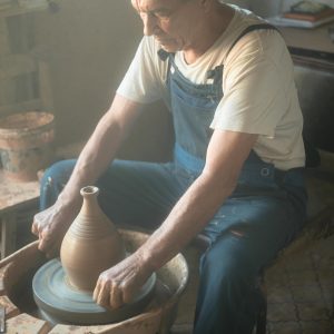 Hands are the potter's voice-Pottery on Mt Olympus foothills
